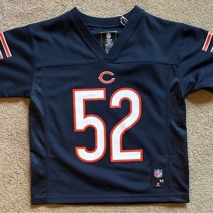 NFL Team Apparel Chicago Bears #52 KHALIL MACK Jersey Kids M 5/6